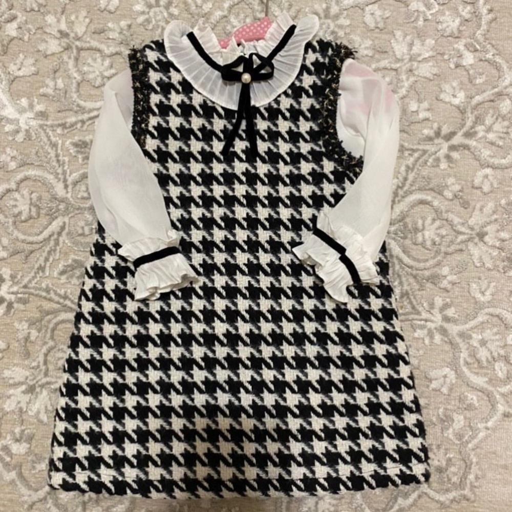 Girls dress with blouse